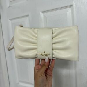 Kate Spade Ivory Wristlet Clutch